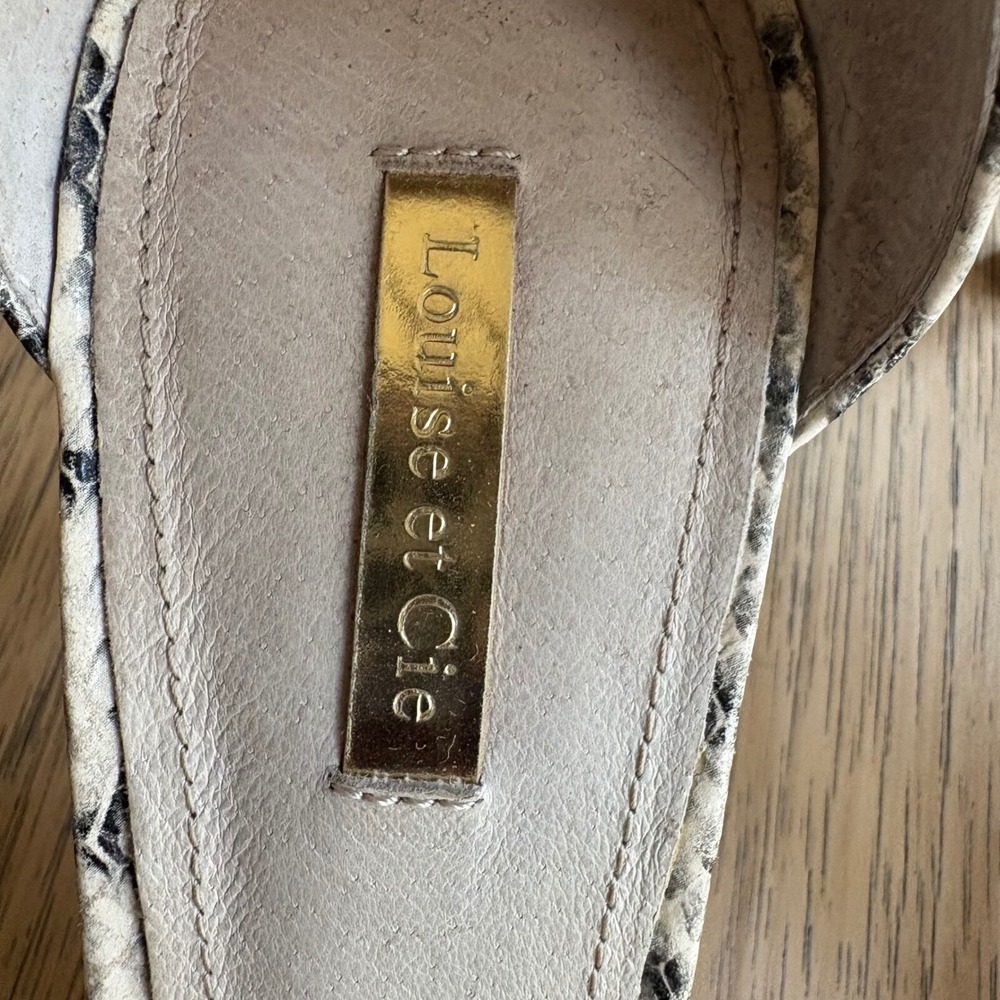 $150 Louise Et Cie Gordon Python Snakeskin Leathe… - image 6